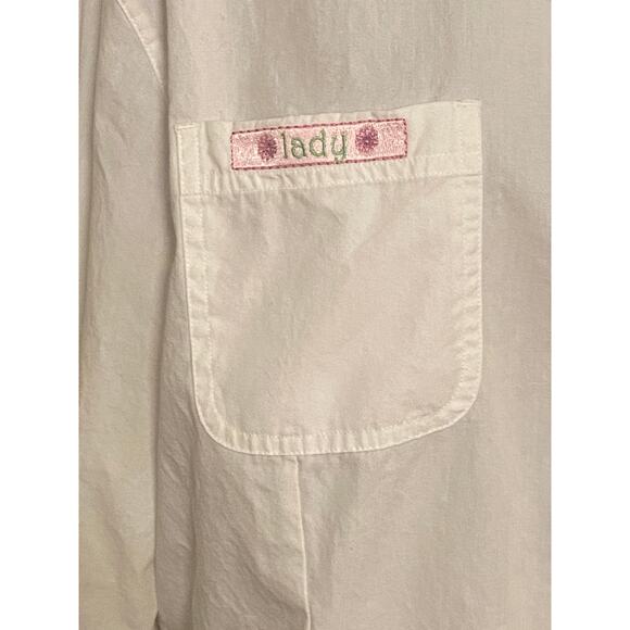 Vintage Disney Catalog Lady & the Tramp Embroidered Button Down Shirt XL - Picture 4 of 13